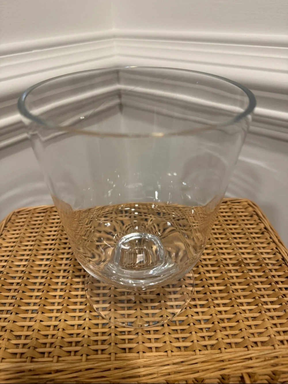 Clear Glass Trifle Vase, 6.5
